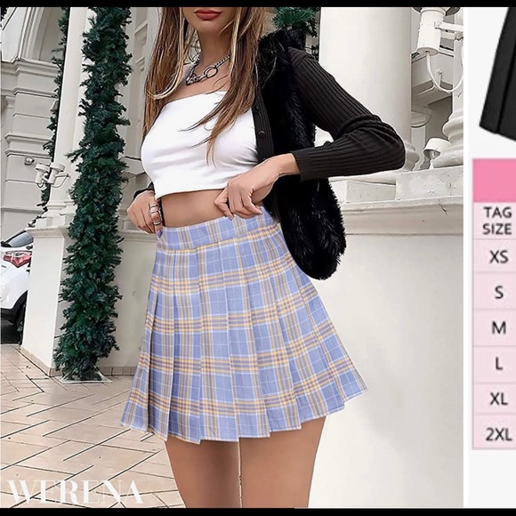 FREE SHIPPING!!! Werena plaid Skort - Picture 5 of 5